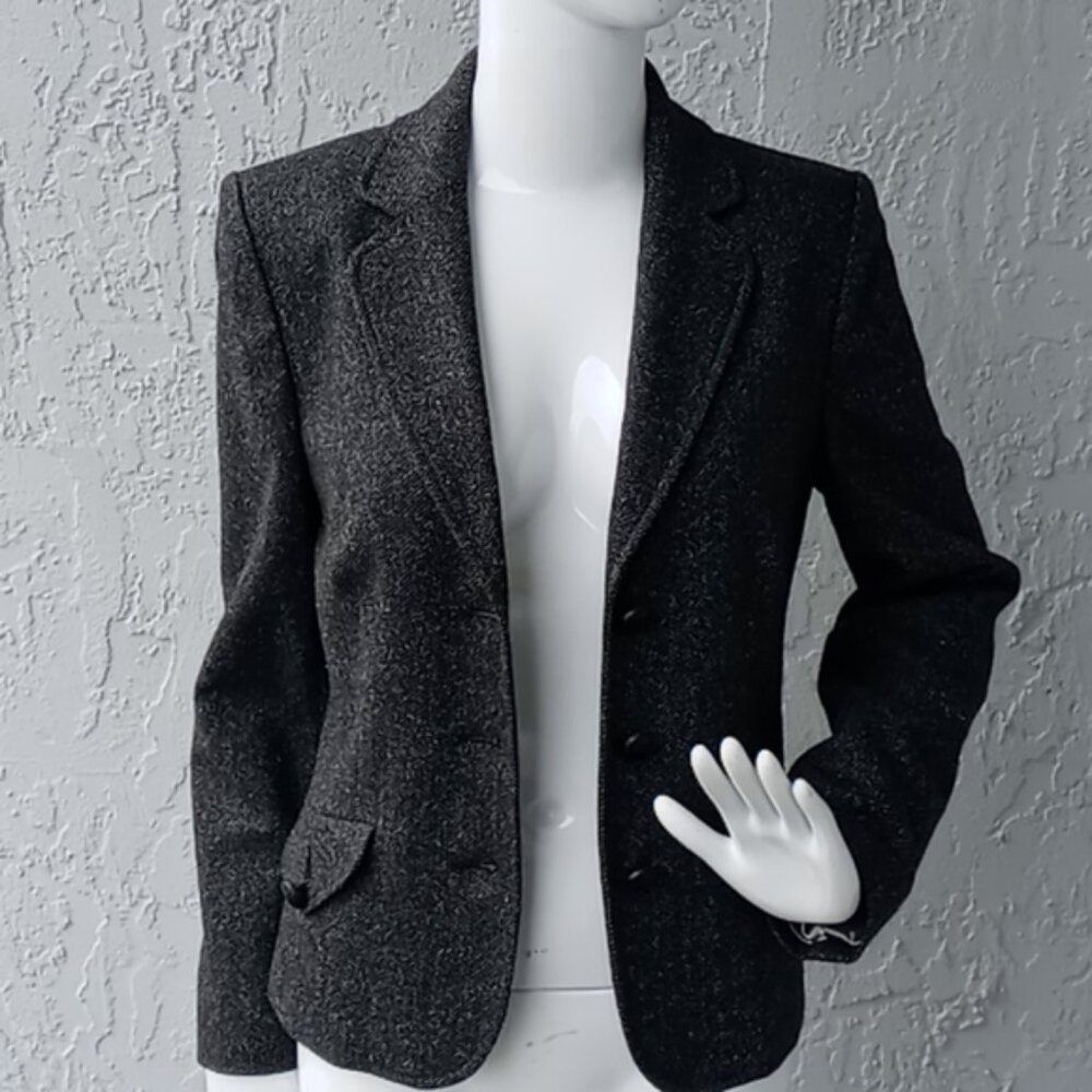 Laura Clement Ladies French Herringbone Blazer